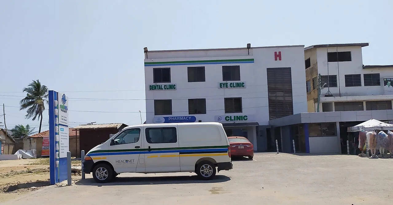 An ambulance in Ghana